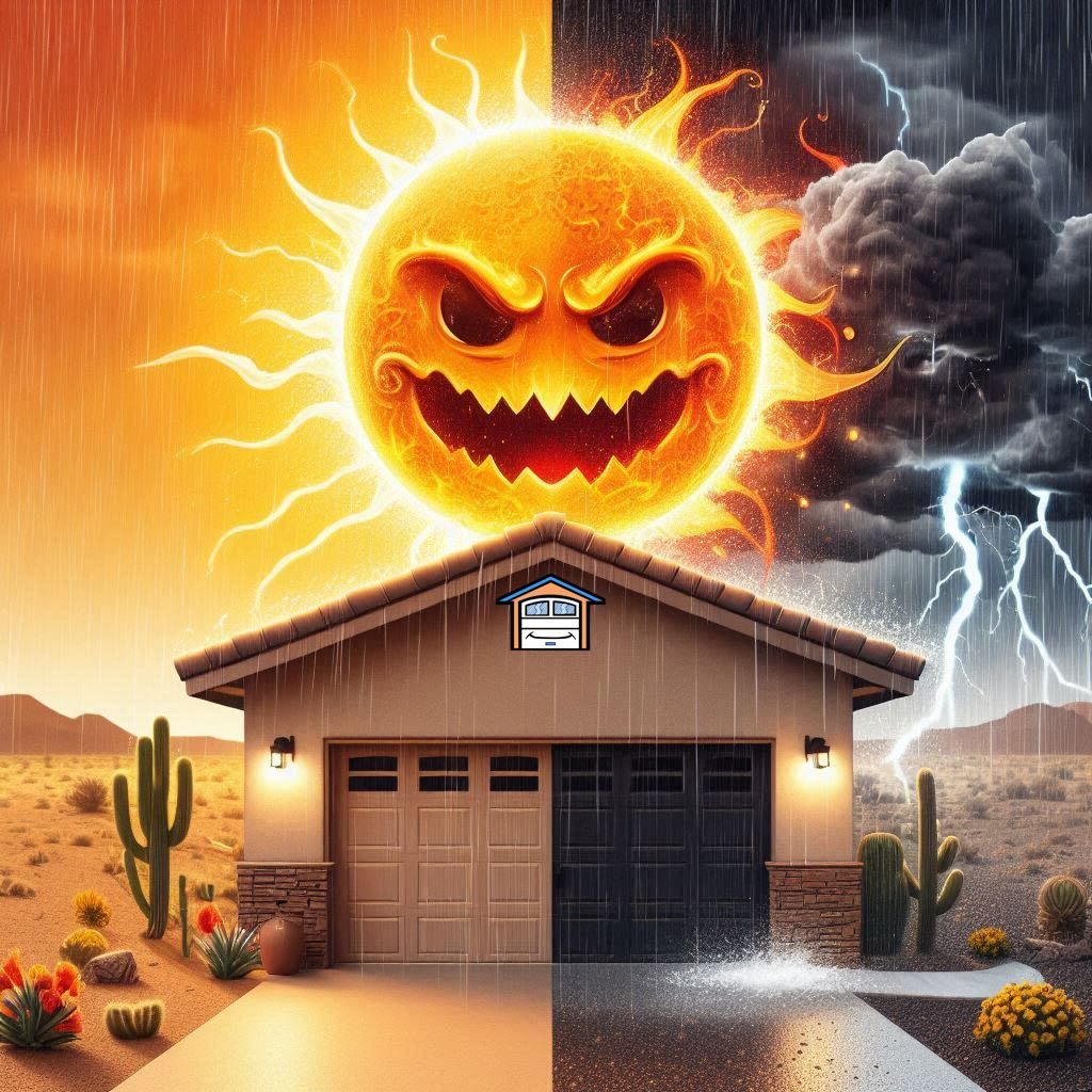 Budget Garage Doors Monsoon & Summer Battles To Protect Your Garage Door