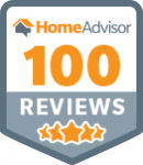 HomeAdvisor over 100 5 star reviews